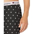 thumbnail image 2 of Champion Men's Jersey Printed Sleep Shorts, Black, Small, 2 of 3