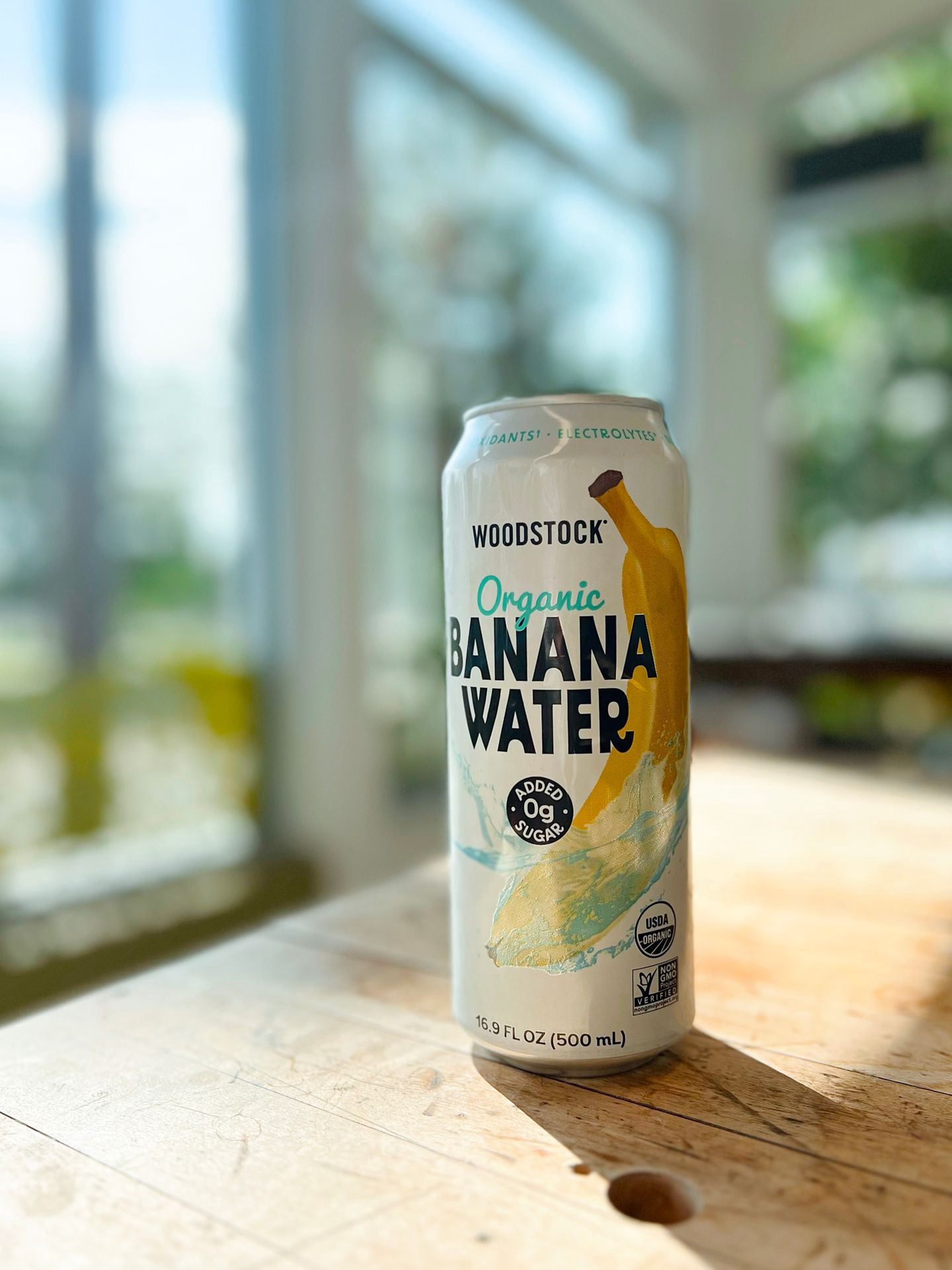 Woodstock Organic Banana Water 16.9 fl oz cans - 6pack