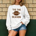 thumbnail image 2 of Game Day Sweatshirt Women Tis The Season Football Sweatshirt Casual Outfits, 2 of 6