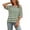 03-Mint Green, variant on Diufon Women's Summer Striped Tops Casual Short Sleeve Crewneck Shirts Spring Color Block Basic Loose Blouses