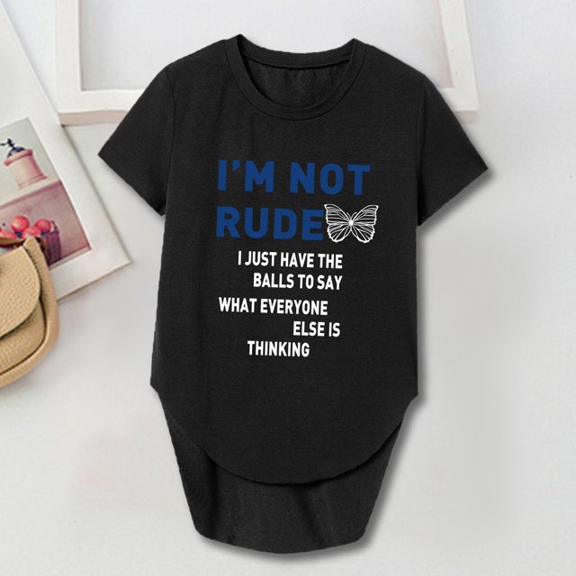 Camiseta para mujer con cuello redondo, ajuste regular, recuerdo clásico, elegante camiseta de manga corta para viajes de vacaciones SG