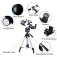 thumbnail image 4 of Telescopio para Astronomía Telescopio para Adultos Principiantes, Telescopio de Apertura de 70mm con Bolsa de Transporte Clip para Teléfono para Ver la Vida Silvestre de la Luna, Blanco, 4 of 9
