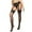 Black, variant on Sexy Stockings Women Lace Fishnet Transparent Fishnet Stockings Sexy Black Tights Stocking Lingerie Net Padded Strapless Bras for Teens Suspender Stockings for Women Lingerie Hanging Neck Towel Bra