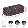 thumbnail image 4 of Uemuo Flowers And Birds Printed Large Pencil Case, Big Capacity Pencil Pouch Stationery Pen Bag, Storage High Capacity Bag Pouch Holder Box Organizer, Marker Pen Case, 4 of 9