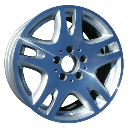Aftermarket 2003-2007 Mercedes-Benz E320  16x8 Alloy Wheel, Rim Bright Silver Painted with Machined Face - (Best Place To Get Rims)