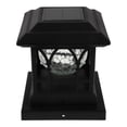 thumbnail image 1 of WEUVEB Solar Post Light Outdoor Black with European Design for Garden Patio and Landscape Decor, 1 of 7