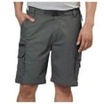 thumbnail image 2 of BC Clothing Mens Convertible Stretch Cargo Pants that convert to Shorts (Charcoal, XL, 32" Inseam), 2 of 4