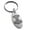 Silver, variant on Stainless Steel Thor's Hammer Mjolnir Knot Viking Norse Engraved Small Oval Charm Keychain Keyring