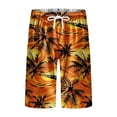 thumbnail image 5 of JHLZHS Mens Shorts with Zipper Pockets Men's Trunks 5 Inch Swimsuit Mesh Beach Swimsuit Long Swim Shorts Style Six Biking Shorts for Men Mens Drawstring Shorts, 5 of 5