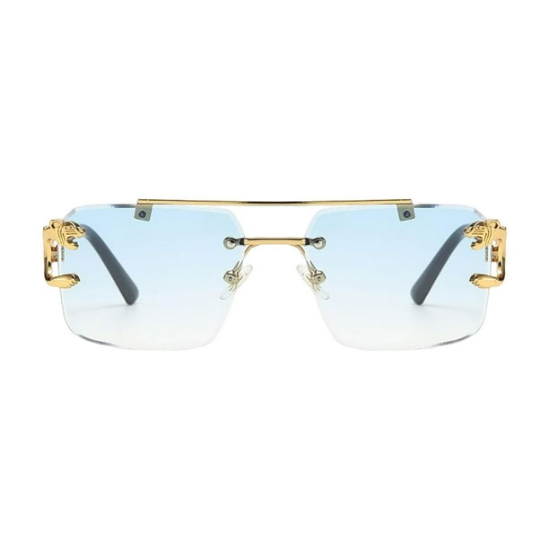 Lentes de sol sin marco hombre new arrivals
