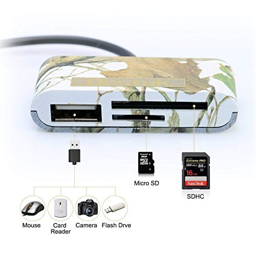 Bestok MicroSD Memory Card Reader Trail Camera Viewer for Android Smartphone Tablets MicroUSB