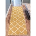 thumbnail image 2 of Well Woven Sydney LuLu'S Trellis Geometric Gold 2'3" x 7'3" Runner Area Rug, 2 of 4