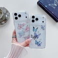 thumbnail image 6 of for iPhone 17 Pro Max Case, Clear Cute Butterfly Flexible TPU Bling Stars Sparkle Glitter Anti-Scratch Shockproof Protective Phone Cover for Women Girls for iPhone 17 Pro Max 6.9 inch, Pink, 6 of 12