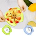 thumbnail image 1 of MORESEC under $5 1Pcs Stainless Steel Fruit Slicer,Multi-Function Fruit Cutter Corer Slicer, Thickened Stainless Steel Fruit Potato Cutter, Easy Use Kitchen Gadget for Core Removal Quick Slicing, 1 of 7