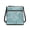 Aqua Floral, variant on Adjustable Strap Satchel Bag for Work Shopping, Stylish Waterproof Purse, Mosaic Turtle
