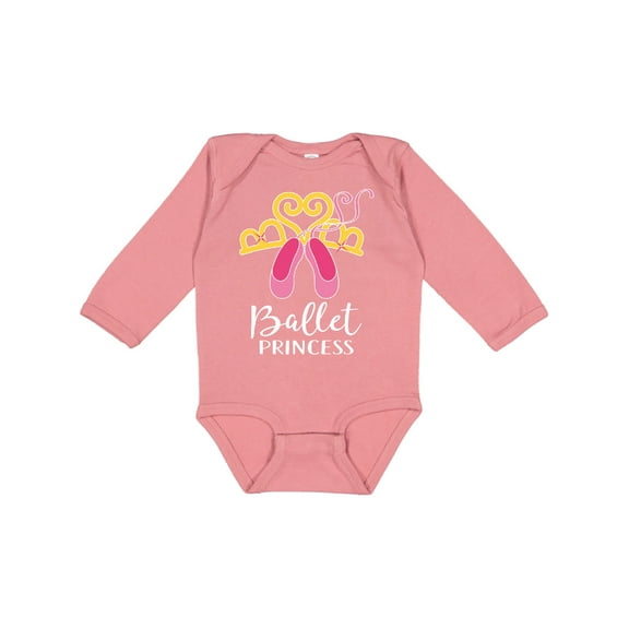 Inktastic Ballet Princess Dance Gift Cute Dancer Girls Long Sleeve Baby Bodysuit