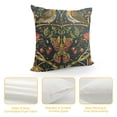thumbnail image 4 of Nawypu Blue Green Red Floral Pillow Covers  Vintage Flower Bird Strawberry Print Throw Pillows Outdoor Chinoiserie Decorative Pillow Case  Cushion Covers Rustic Decor for Couch Sofa Bed, 4 of 5