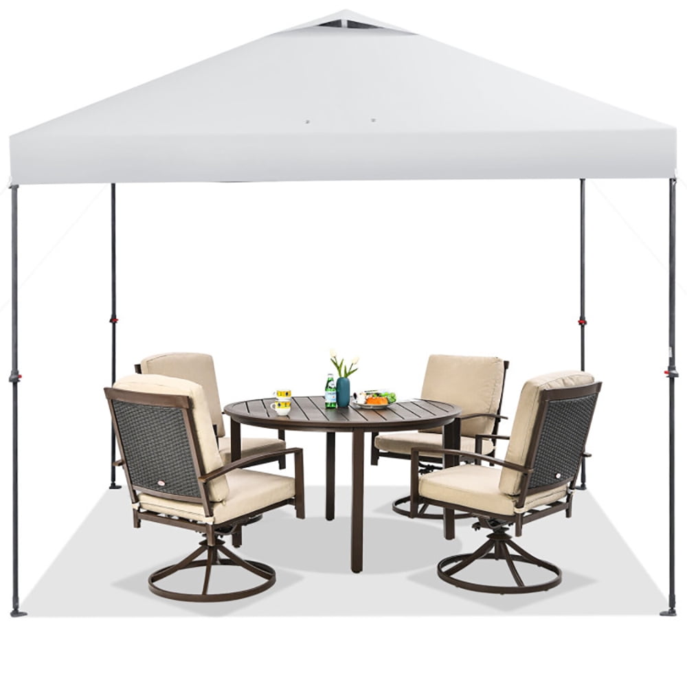 Aimee Lii 10 x 10 Feet Foldable Outdoor Instant Pop-up Canopy with Carry Bag, Awnings for Patio Waterproof, White Aimee Lii 10 x 10 Feet Foldable Outdoor Instant Pop-up Canopy with Carry Bag, Awnings for Patio Waterproof, White