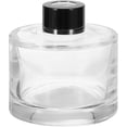 thumbnail image 1 of HARFINGTON 150ml/5oz Empty Glass Diffuser Bottle 3.1" x 3.1" Refillable Fragrance Accessories Aromatherapy Jar Container for Replacement Reed Diffuser DIY Home Bathroom Transparent, 1 of 6
