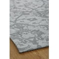 thumbnail image 3 of K2 Floor Style Jardin Hazy Platinum Hand Made Cotton Chenille Area Rug, 3 of 5
