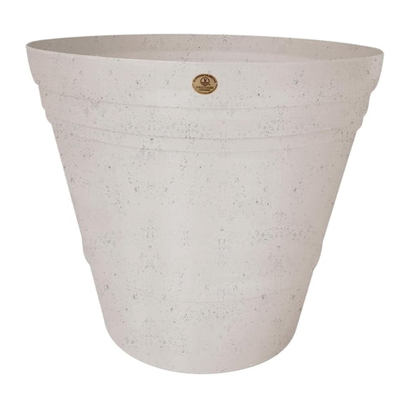 Maceta Plásticos La Ardilla Artersana Jumbo 43 cm Blanco Cantera