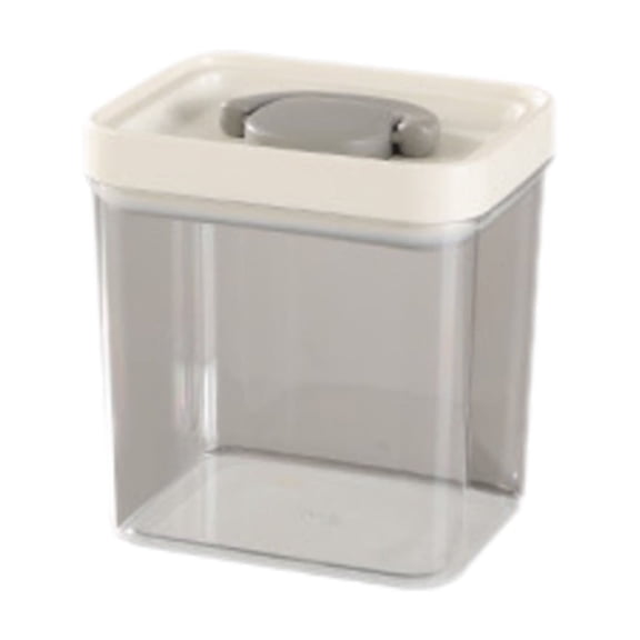 LEHOZIHEQ Airtight Food Storage Containers Set with Lids, Sealed Jar Kitchen Grain Storage Box, PET Transparent Storage Jar, for Cereal Flour & Sugar