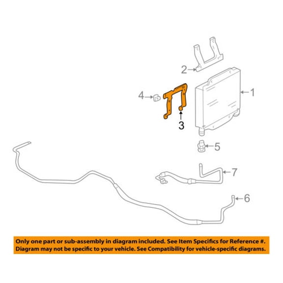GM OEM-Transmission Cooler Lower Bracket 15974696