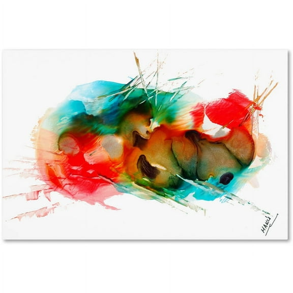 Trademark Fine Art "Abstract 01" Canvas Art by Mako