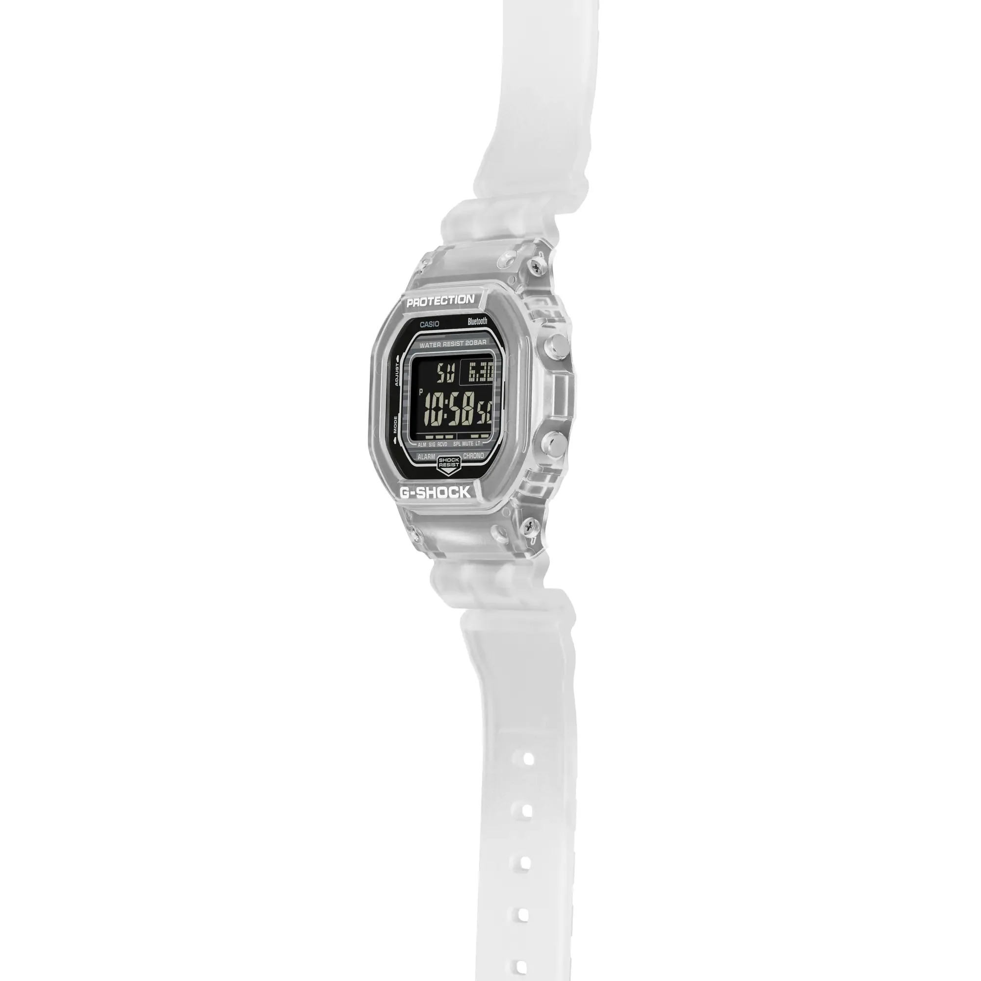 Casio G-Shock Men's DWB5600G-7 Digital Watch with White Resin
