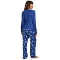 thumbnail image 5 of U.S. Polo Assn. Women's Holiday Giftable Long Sleeve Top and Plush Pant Pajama Sleep Set, 2-Piece, Sizes S-3X, 5 of 9