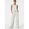 thumbnail image 3 of Versatile Solid Color Wide Leg Jumpsuit for Effortless Summer Styling - [ZhiHiMeRi] | (US 8-10)M, 3 of 12