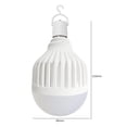 thumbnail image 5 of Lámpara de bombilla LED Linterna portátil E27 15W para accesorios al aire libre (con interruptor), 5 of 5