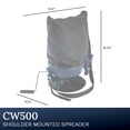 thumbnail image 4 of Charles Walters Equipment CW500 Shoulder Mounted Spreader for Spreading Fertilizer and Grass Seed on Lawns and Small Gardens, 4 of 5