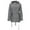 Dark Gray, variant on Winter Coats for Women Drawstring Long Sleeve Jackets Coat 2025 Womens Full Zip Jacket Outerwear with Pockets Tunic Coat