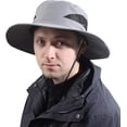 thumbnail image 5 of Sun Hat with Removable Mesh Head Net Safari Hat Outdoor UV Protection, 5 of 7