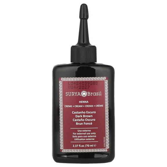 Surya Nature, Inc Henna Dark Brown Cream 2.37 oz Cream