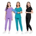 thumbnail image 3 of Medical Nursing Uniform Oral Dentist Surgical Uniform Unisex Medical Scrubs with Pockets, 3 of 10