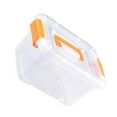 thumbnail image 2 of Plastic Storage Bin with Latching Lid, Clear Storage Box with Handle, Stackable Storage Container for Organizing Toys, Crafts, Tools, 1 Pack Gifts for Women, 2 of 8