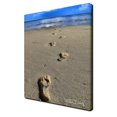 thumbnail image 3 of Ready2HangArt  'Footprints' Wrapped Canvas Wall Art, 3 of 5