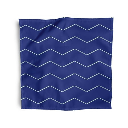 

Simply Daisy 18 x 18 Blue Harlequin Stripe Napkins Set of 4