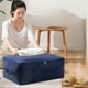 thumbnail image 1 of Bolsa organizadora de viaje para guardar edredones, bolsa para muebles y ropa, bolsa de lona resistente, fácil de transportar, para dormitorio, 2 compartimentos, ajustable de metal, para, 1 of 8