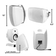 thumbnail image 3 of OSD Audio BTP-525 - Speakers - wireless - Bluetooth - 75 Watt - 2-way - white, 3 of 5