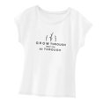 thumbnail image 4 of Camiseta para mujer con cuello redondo, cómoda camiseta básica de recuerdo para viajes en la playa L, 4 of 8