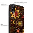 thumbnail image 4 of FINCIBO Black Hybrid Case Hard Plastic TPU Slim Back Cover for Apple iPhone XS Max 6.5", Celestial Sun Moon and Stars, 4 of 8
