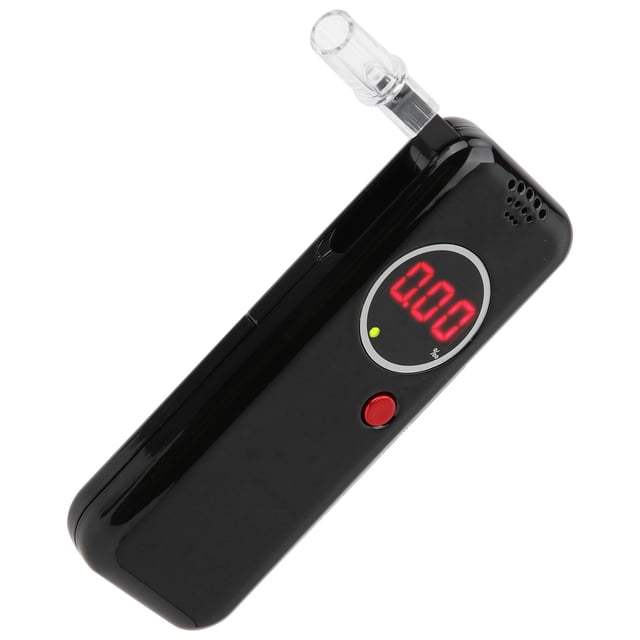 KIMISS Digital Breathalyzer Tool LCD Display Drunk Driving Analyzer with Blow Tube