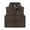 Coffee, variant on Kids Hooded Puffer Vest Lightweight Loose Warm Winter Quilted Gilet Sleeveless Outerwear Vests Boys Girls 3-12 Years Insulated Body Warmer