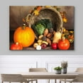 thumbnail image 5 of Framed Canvas Print Wall Art Autumn Fall Thanksgiving Pumpkin Harvest Nature Wilderness Photography Realism Decorative Landscape Scenic Zen for Living Room, Bedroom, Office - 12"x18", 5 of 5