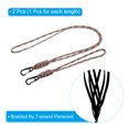 thumbnail image 3 of Badge Lanyard with Keychain Clip Necklace Wrist Cord Strap Metal Clasp for Keys, Camouflage Beige 2 Pack, 3 of 5