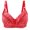 Red, variant on asdoklhq Sports Bras for Women Plus Size,Woman's Plus Size Wire Free Push Up Hollow Out Bra Underwear