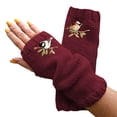thumbnail image 2 of Winter New Ladies Fingerless Knitted Warm Half Finger Wool Gloves, 2 of 4